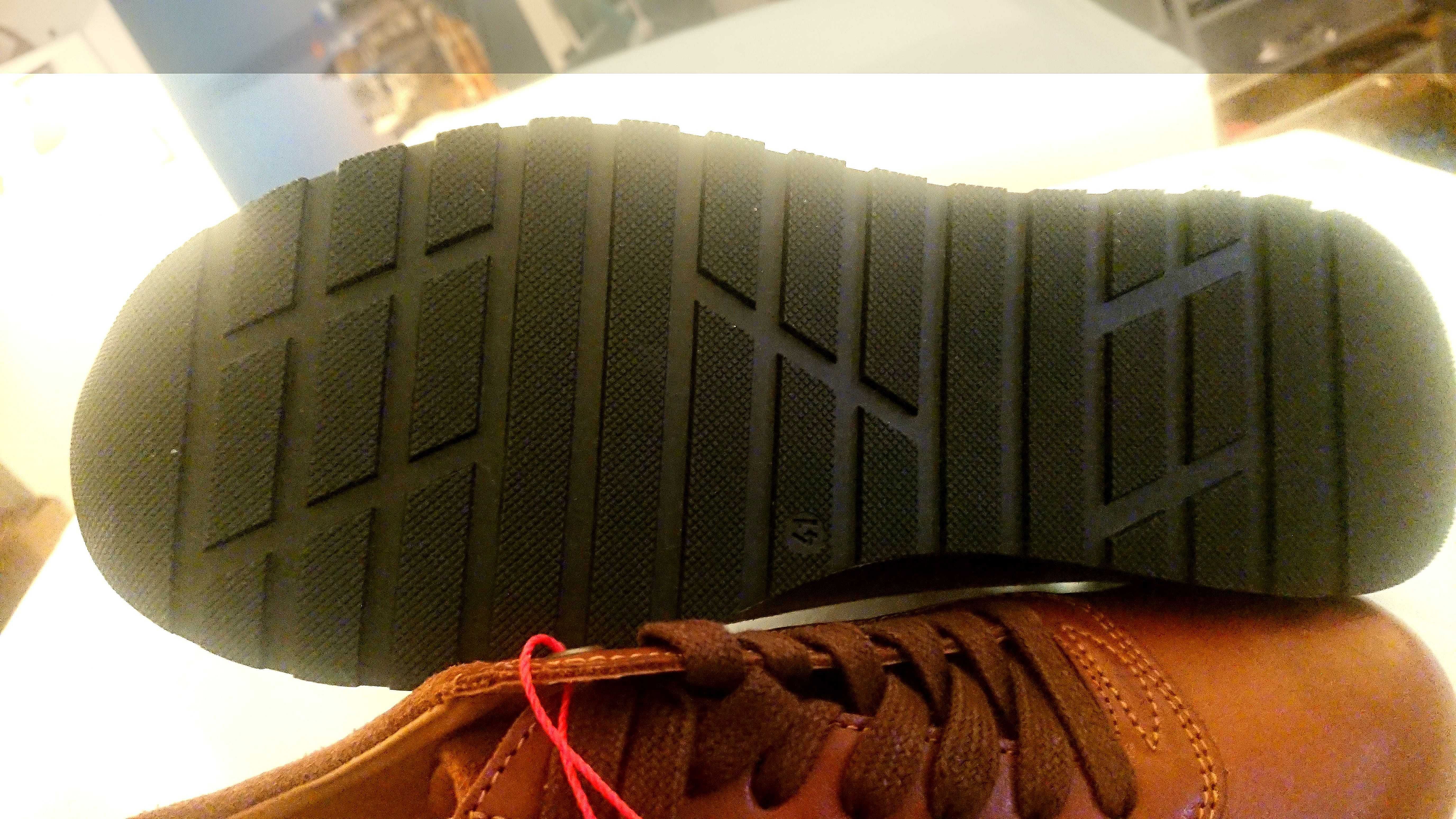 Buty Skóra jasny brąz Sneaker Sportowe trekkingowe Wojas Półbuty 41