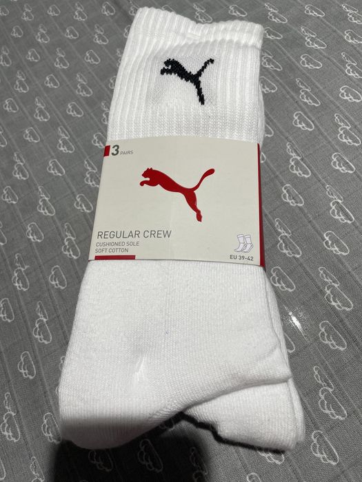 Skarpety biale długie puma  39-42