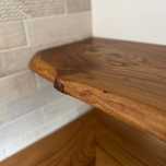Producent półka drewniana oflis loft live edge orzech czereśnia