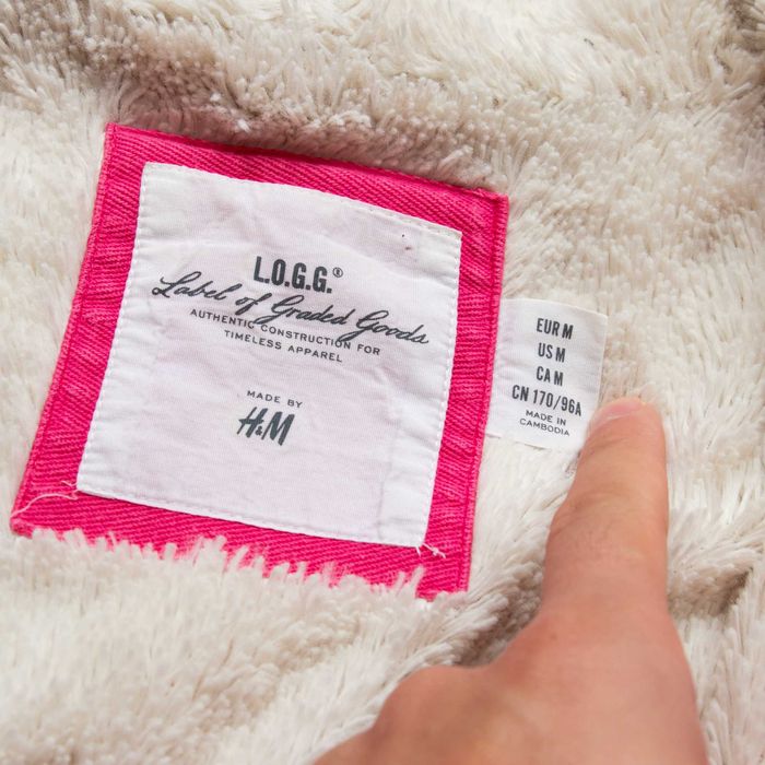 Y2k distressed style sherpa bluza ocieplana M futerko