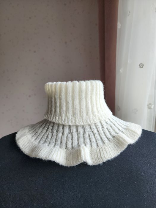 Воротники вязаные