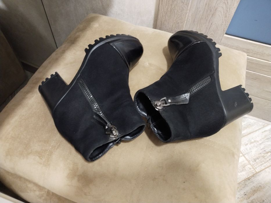 Черевички весняні,осінні на каблуку,черевики жіночі,замшеві черевики