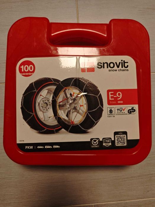 Nieużywae Łańcuchy śniegowe Snovit E-9 rozmiar 100