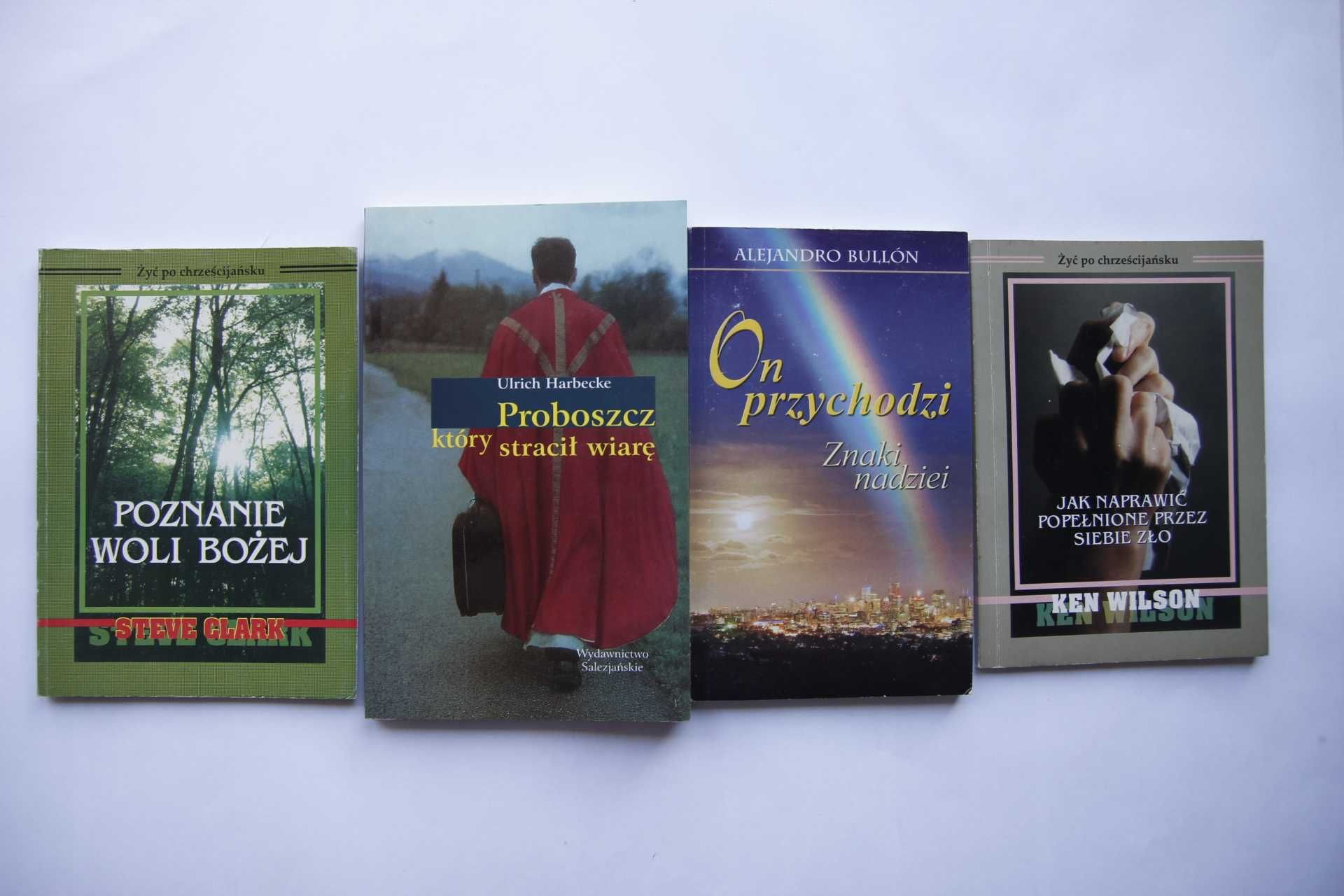 Zestaw 4 książek o tematyce religijnej, cena za komplet