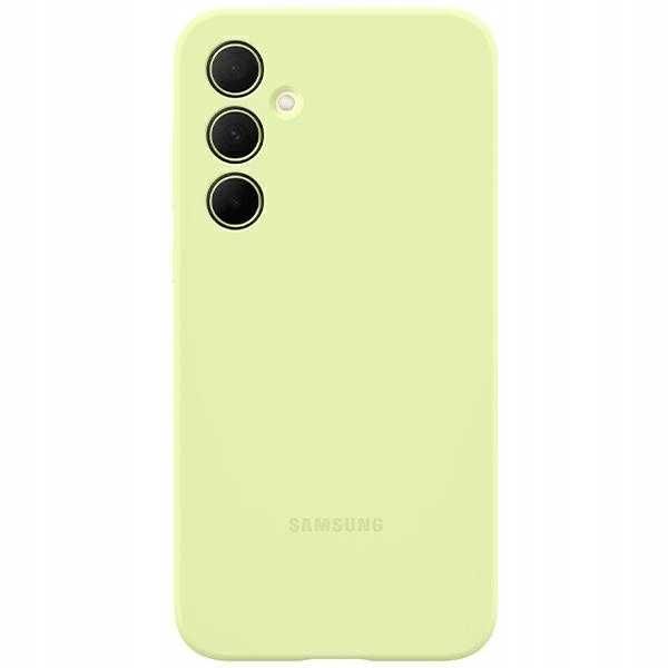 silikonowe etui Samsung Silicone Cover lime do Galaxy A35 5G