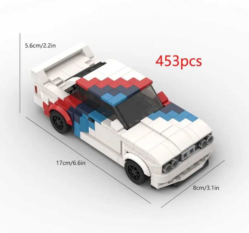 Klocki na wzór LEGO BMW M3 Autko Samochodzik Sportowy Wyścigowy