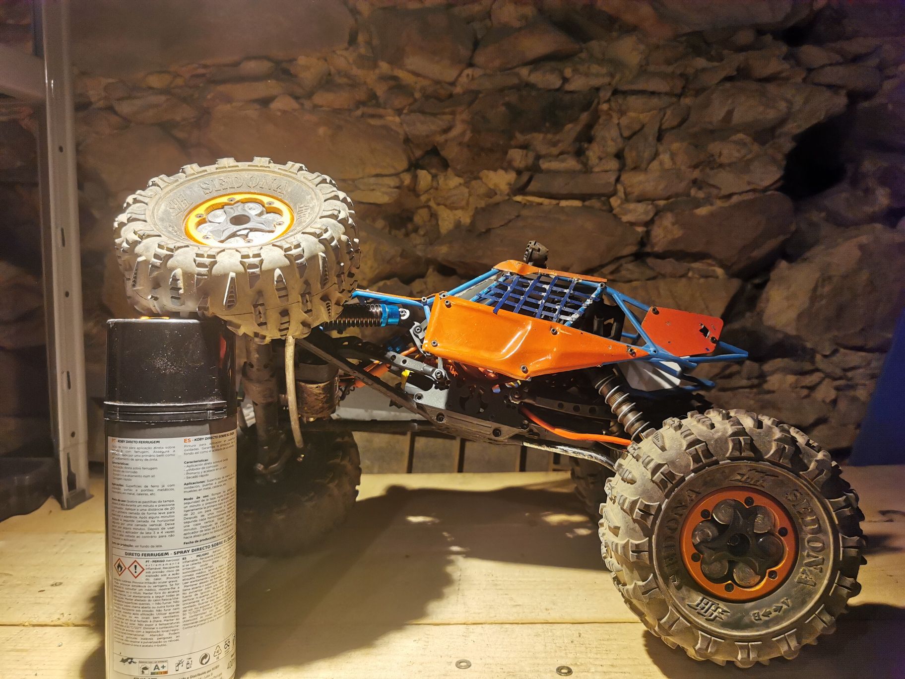 Axial xr10 Motor em cada eixo rc crawler profissional