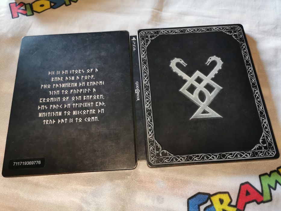God of WAR PS4 gra Limited Edition (+ STEELBOOK, ARTBOOK) stan BDB+