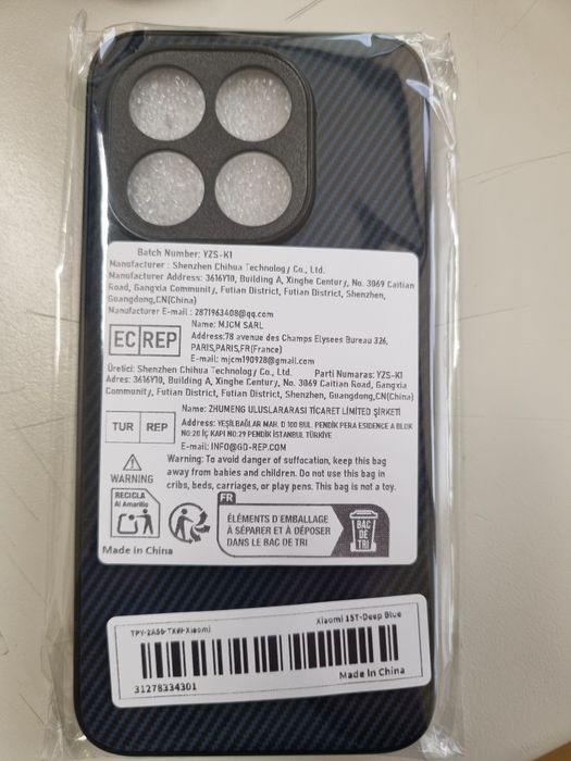 Capa protecção Xiaomi 15T
