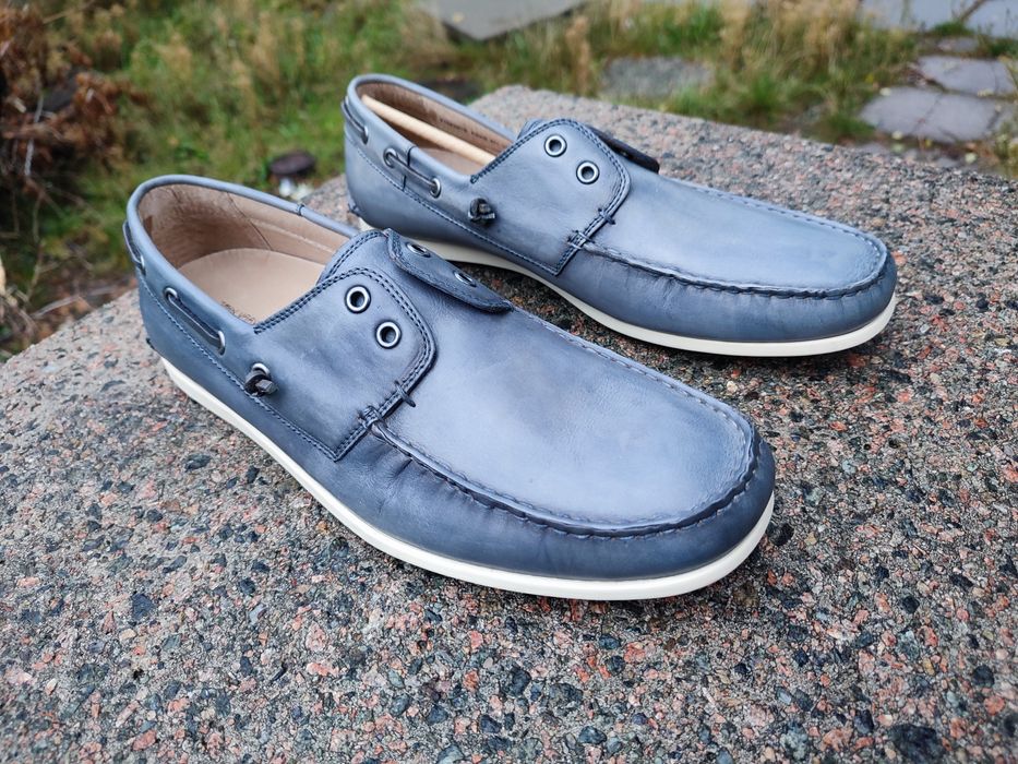John Varvatos мокасины топсайдеры р.46. Б/у 1 раз.
