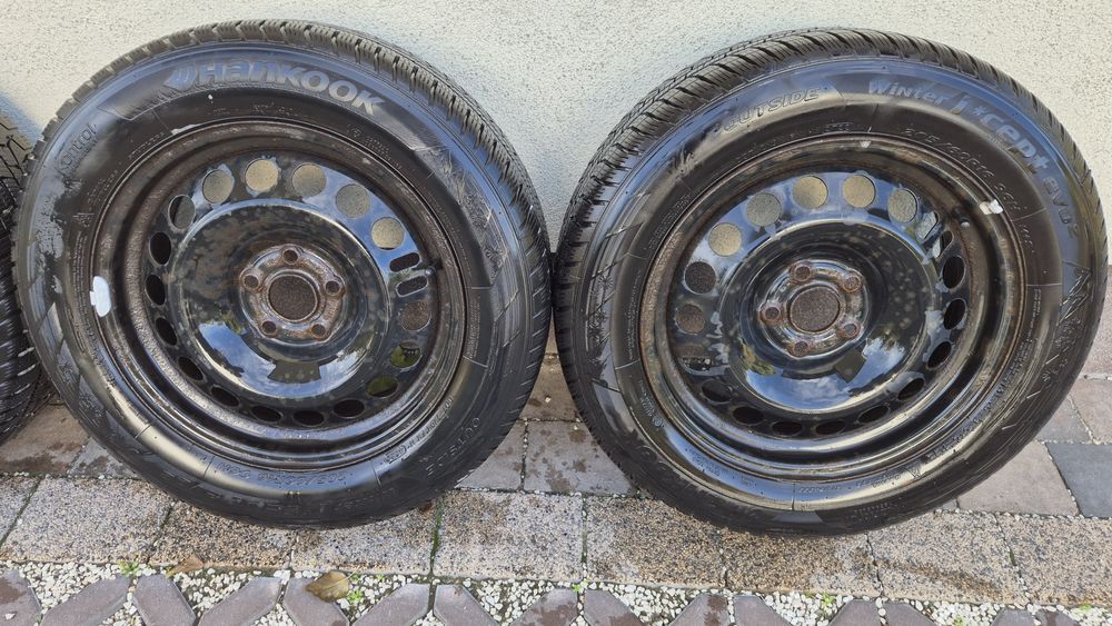 Koła felgi stalowe 16" Opel 5x105 opony zimowe