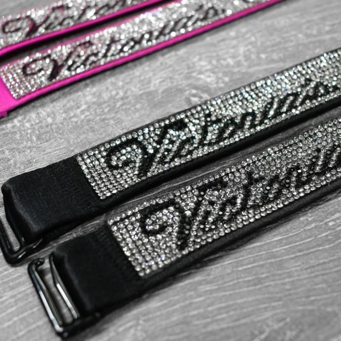 Широкі регульовані бретелі зі стразами Вікторія Сікрет