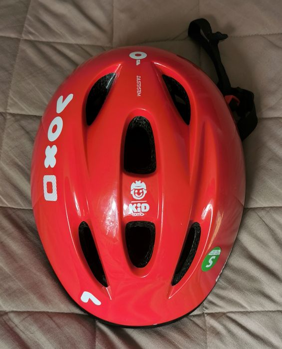 Kask dziecięcy BTWIN KH 300 Red / rozmiar 47-53