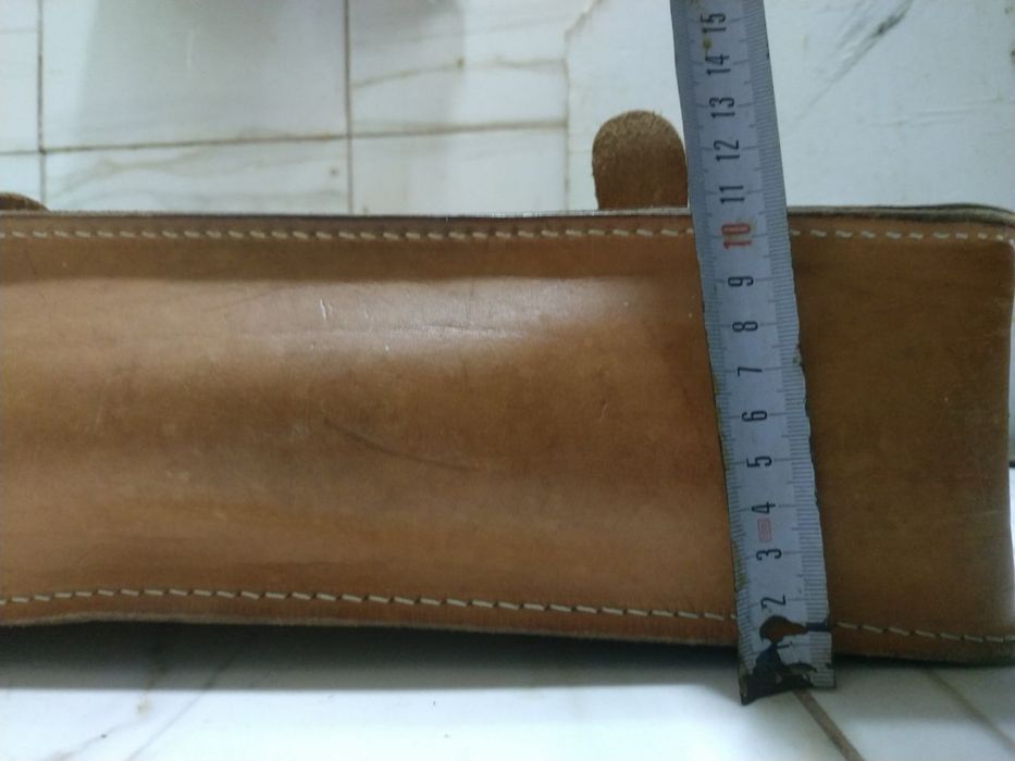 Кожаный портфель ручной работы.