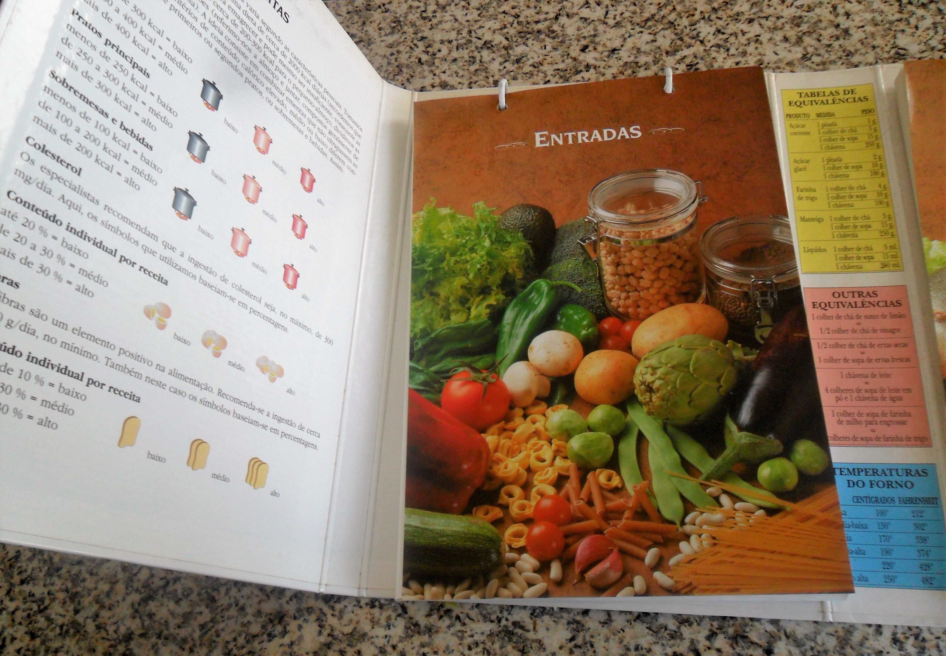 Livro de receitas A cozinha do bem-estar, do Ediclube