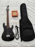 Guitarra elétrica + amplificador sem fios