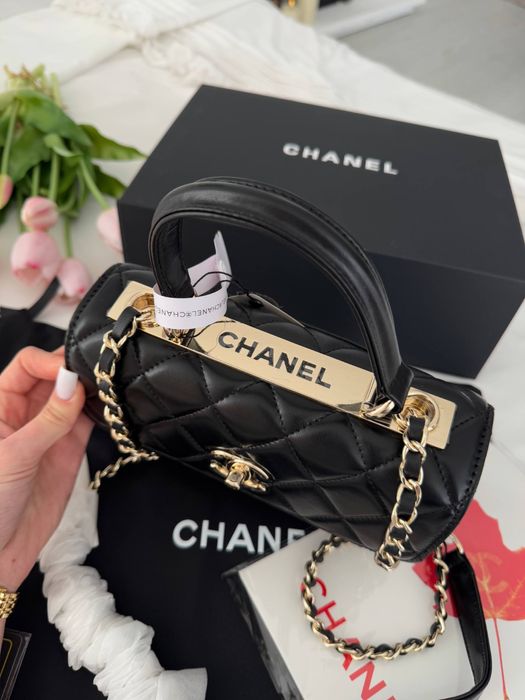 Сумка Chanel Black Gold шкіра