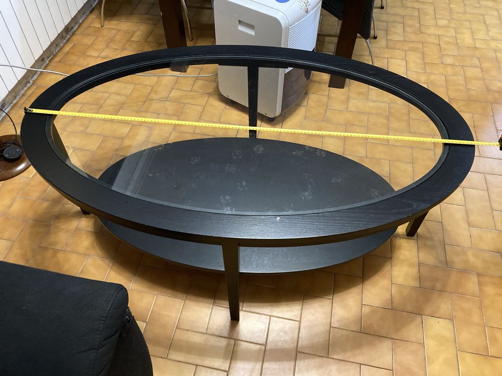Mesa com vidro temperado