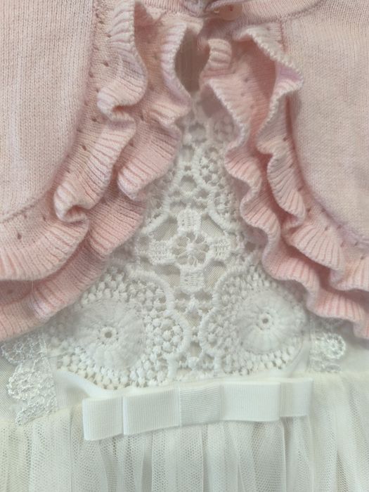 Zestaw na chrzest dla dziewczynki 74