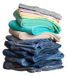 várias peças de roupa usadas em bom estado ( para desocupar)