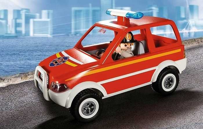 Novo Playmobil Resgate barco com Motor,  carro e helicóptero