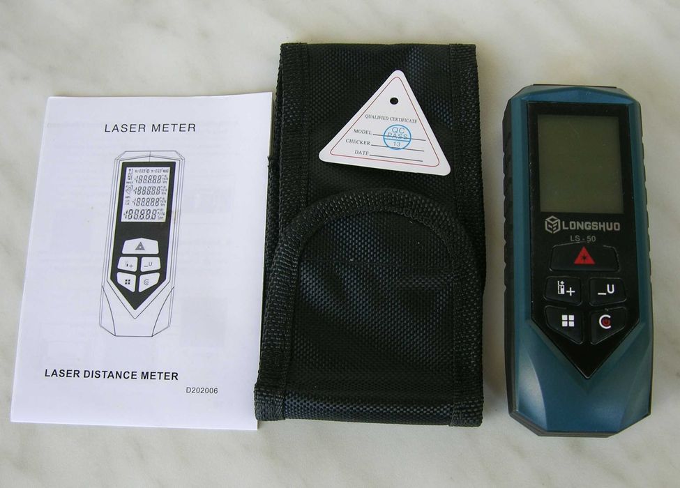 Лазерна рулетка LONGSHUO LS-50 дальномір до 50м