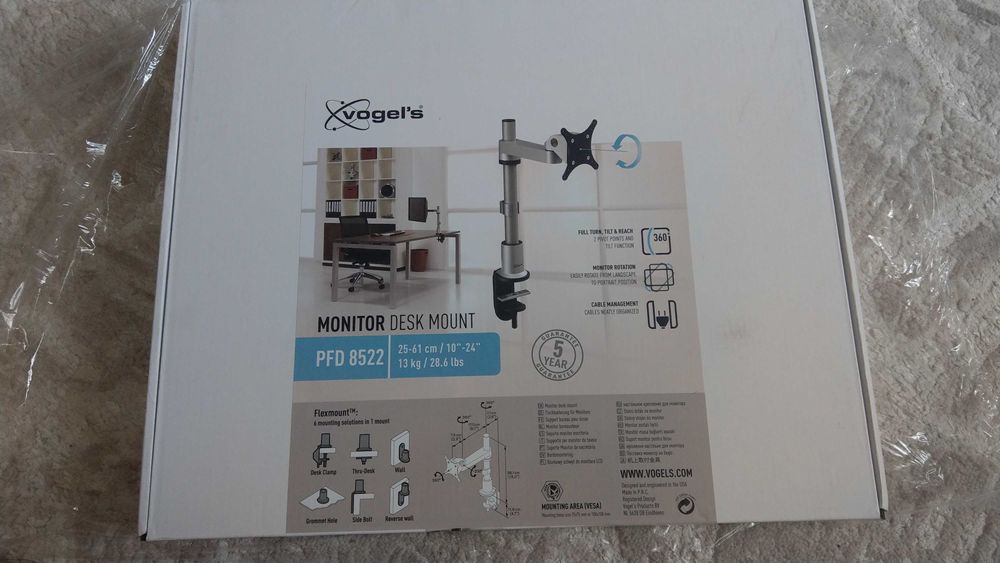 Кронштейн (крепление для монитора) Vogels PFD 8522 Silver