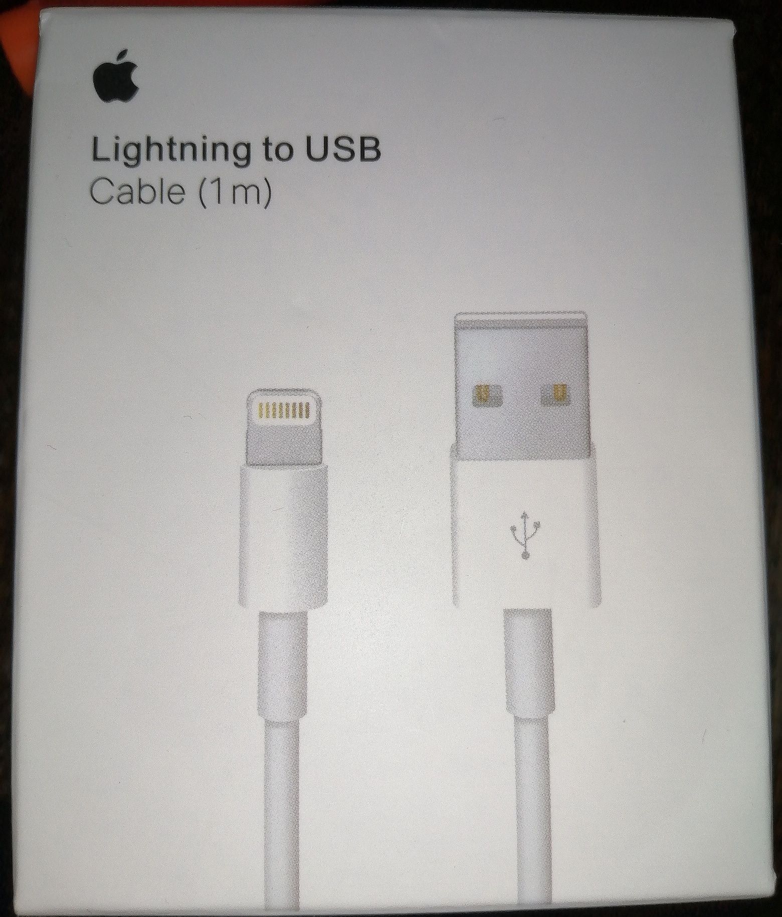 Kabel do ładowania Apple iPhonie iPad LIGHTNING TO USB 1m