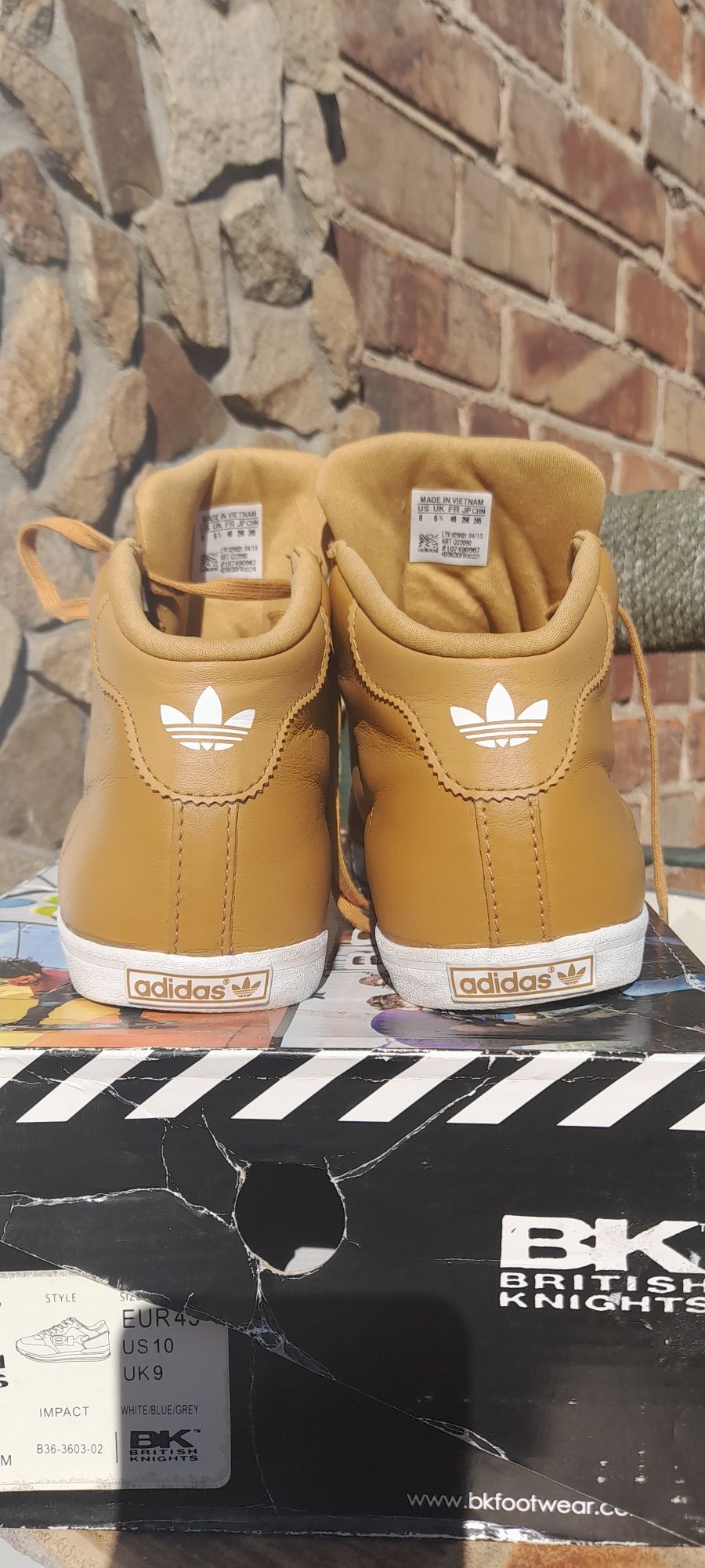 Кроссовки хайтопы adidas, оригинал