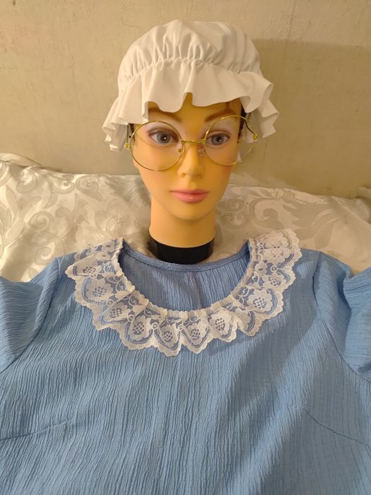 Strój przebranie staruszka babcia babunia Czerwony Kapturek roz S