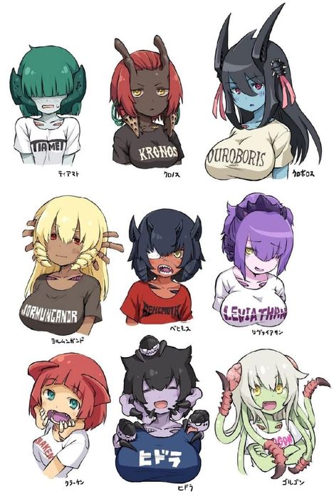 Футболка Warhammer Tyranids anime girls