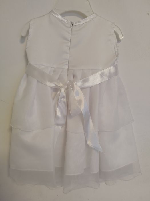 Sukienka do chrztu, opaska, buciki. Gratis dwie większe sukienki