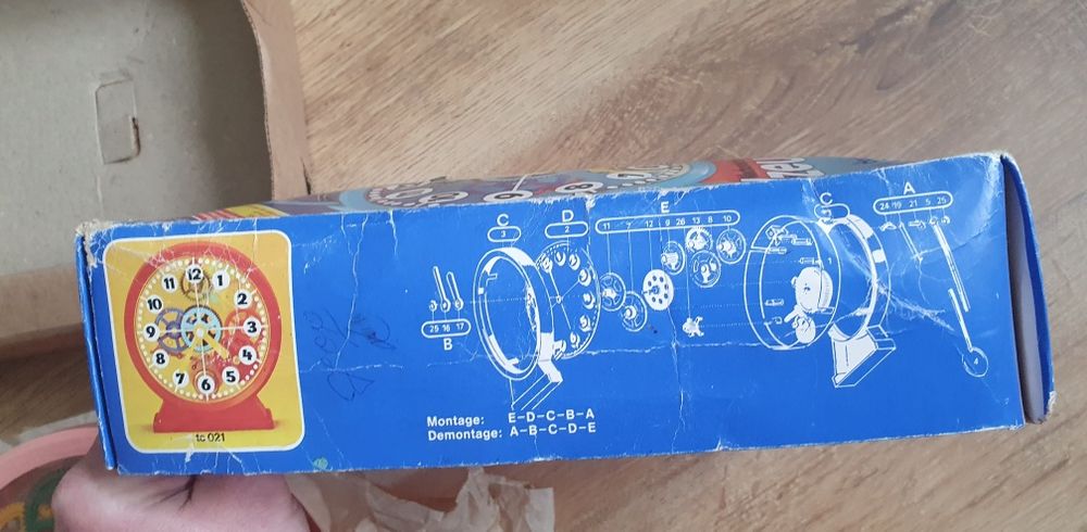 Игрушка СССР ГДР GDR Конструктор СССР Детские заводные часы НОВЫЕ !