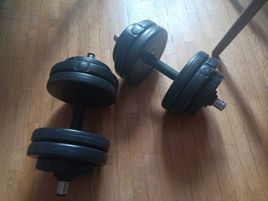 Гантели разборные, вес 12.5 кг/1шт., комплект 2 шт.