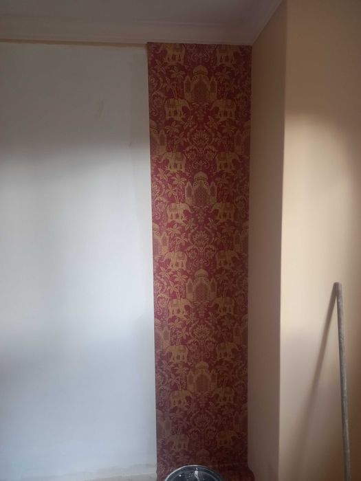 Aplicacao de papel de parede