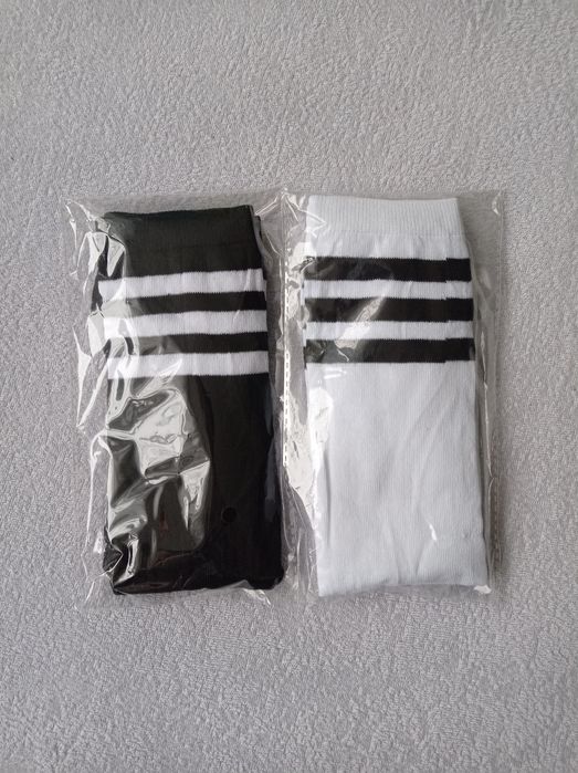 Nowe zakolanówki, pończochy, skarpety białe i czarne