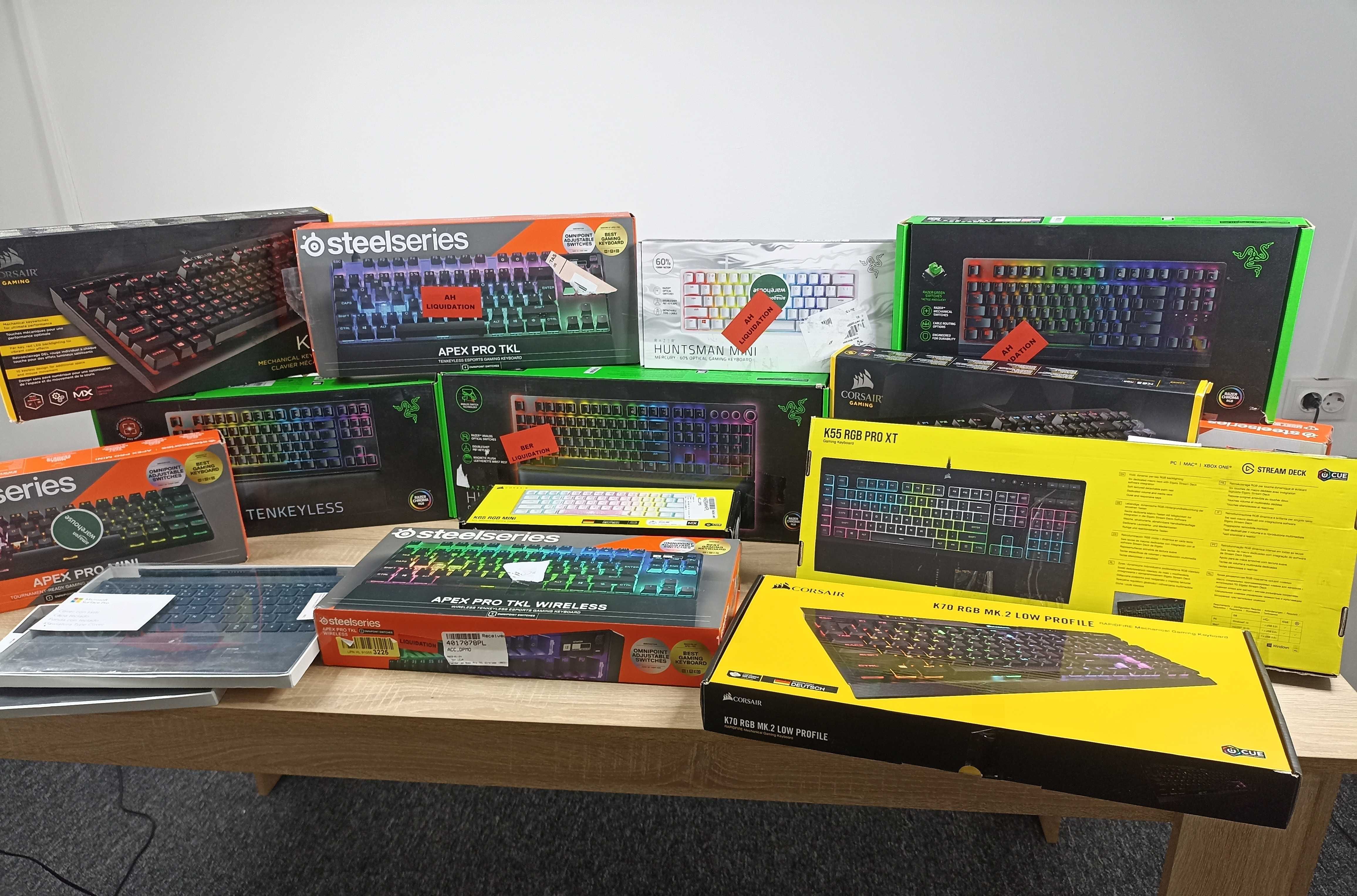ОПТ Клавіатури з Амазону, Corsair, Razer, SteelSeries