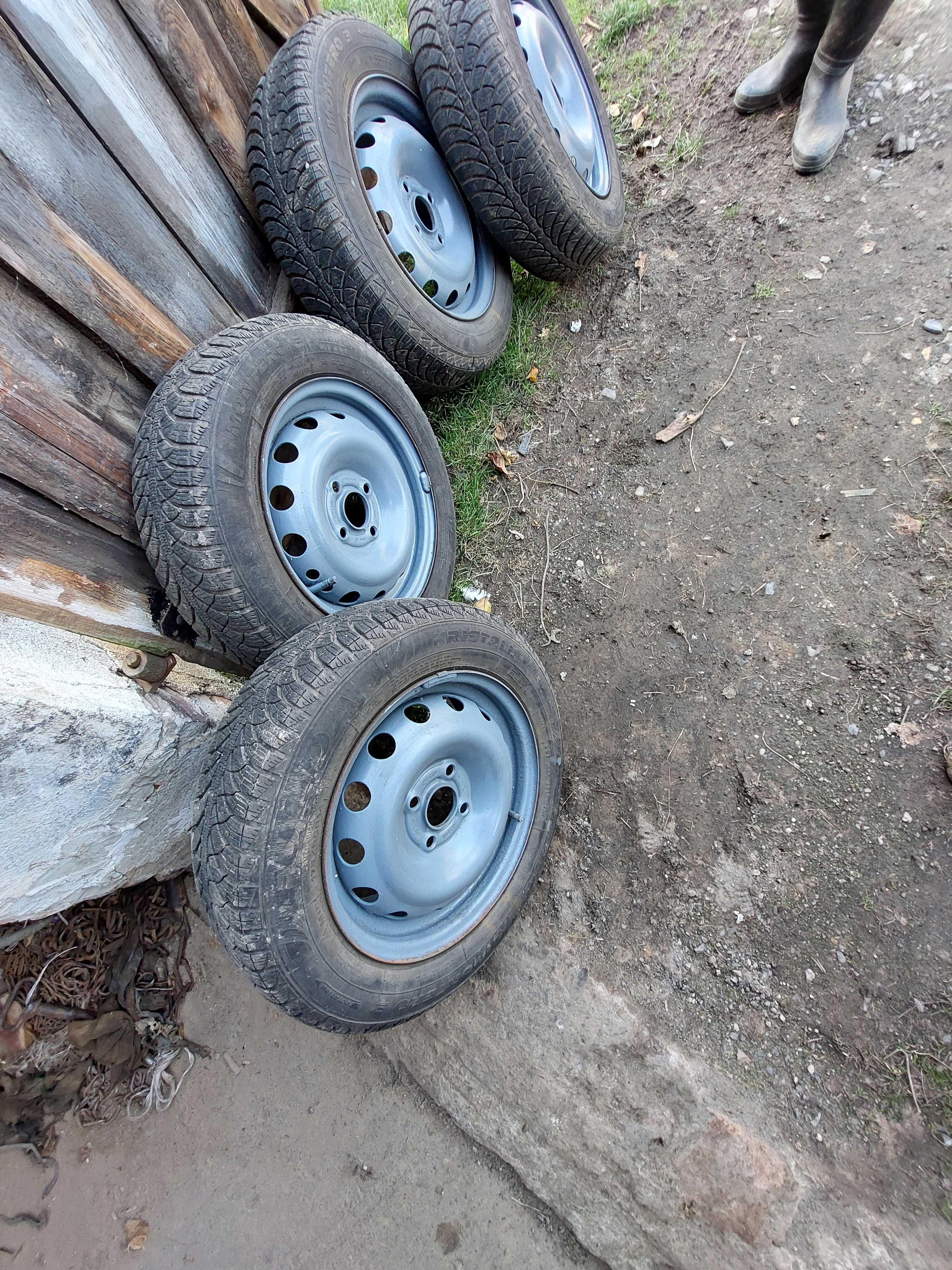 Opony z felgami 14 cali 4x100