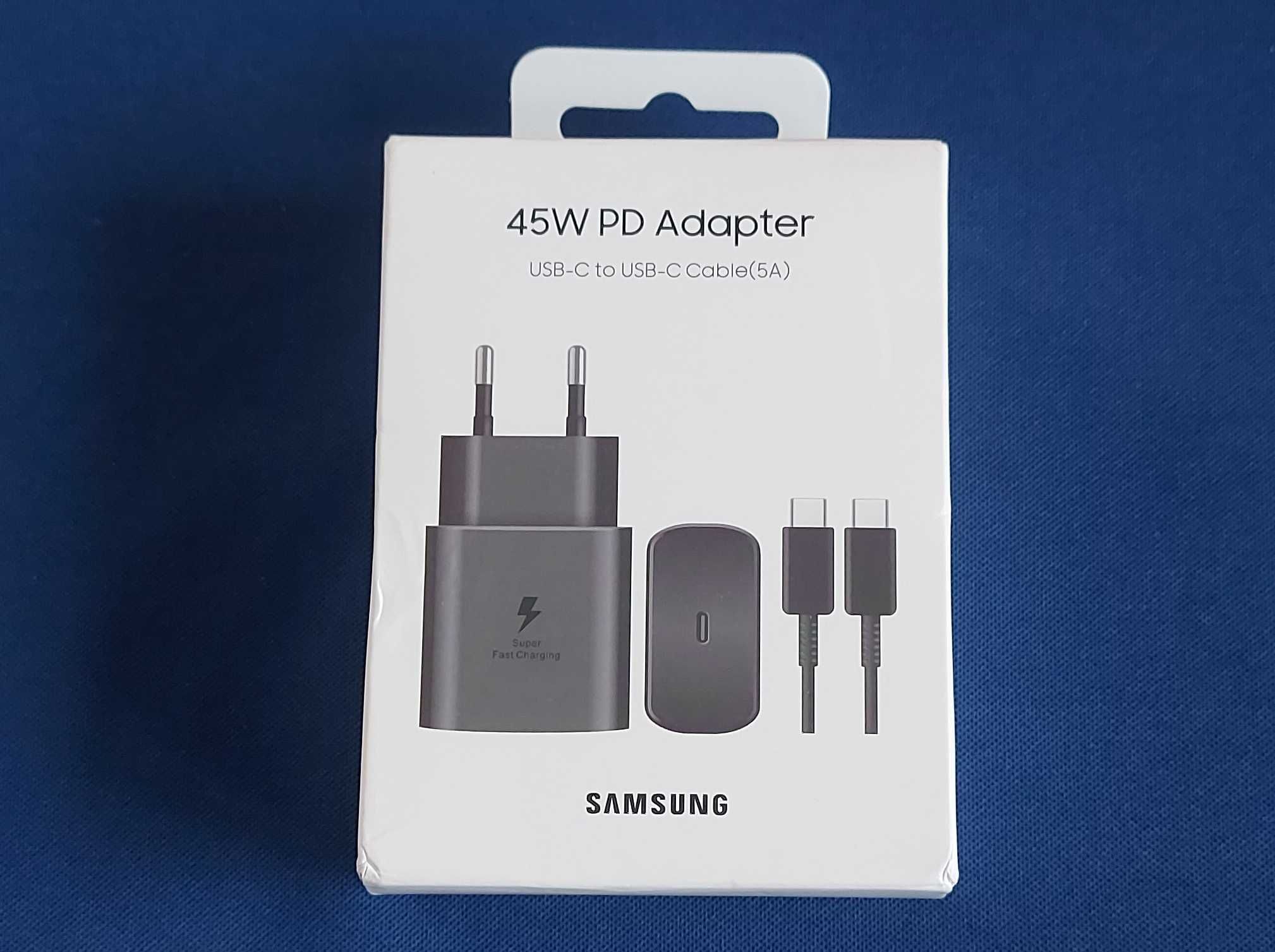Ładowarka Samsung 45W z kablem USB-C.