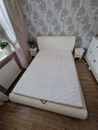 Łóżko białe 140x 200 cm