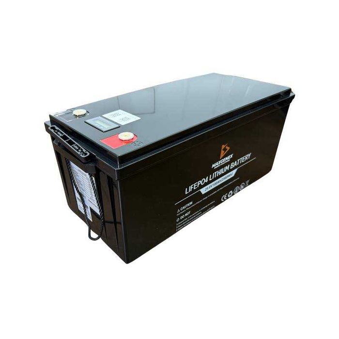 Акумулятор MAXGENEX LiFePO4 25,6V - 200Ah (5120Wh) (Smart BMS 200A) BT