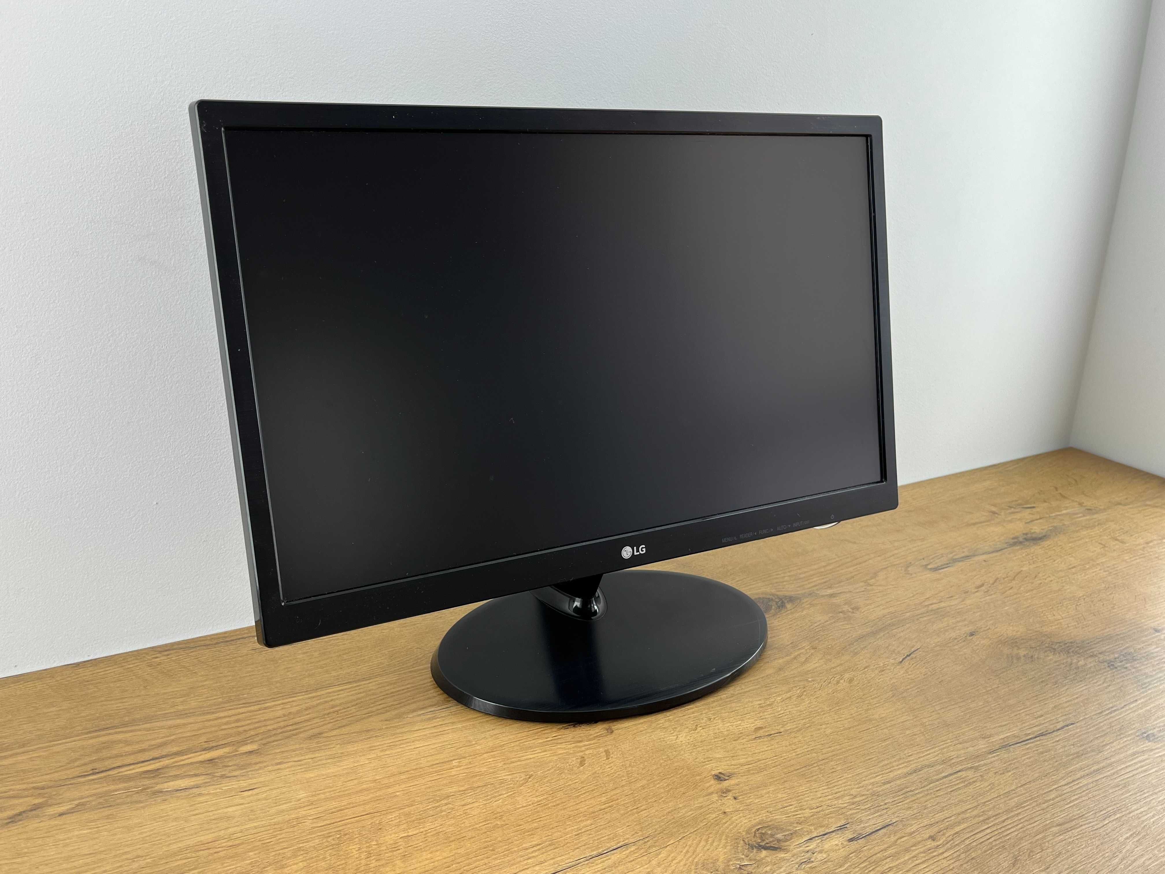 974. Monitor LG 19M38A-B 19 cali, Zadbany, VGA, HDMI, komplet