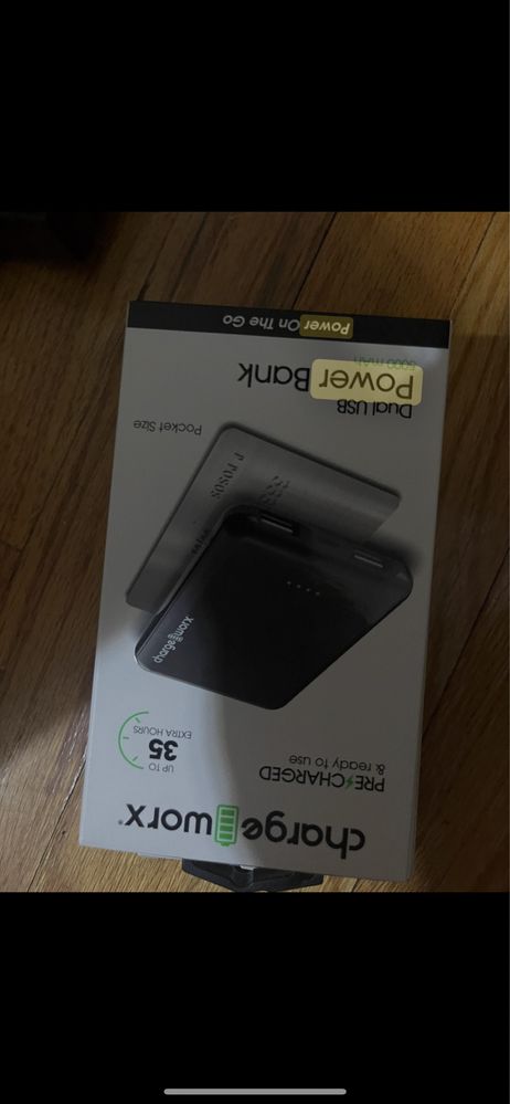 Портативний зарядний пристрій Charge Worx Dual USB Power Bank 5000 мАг