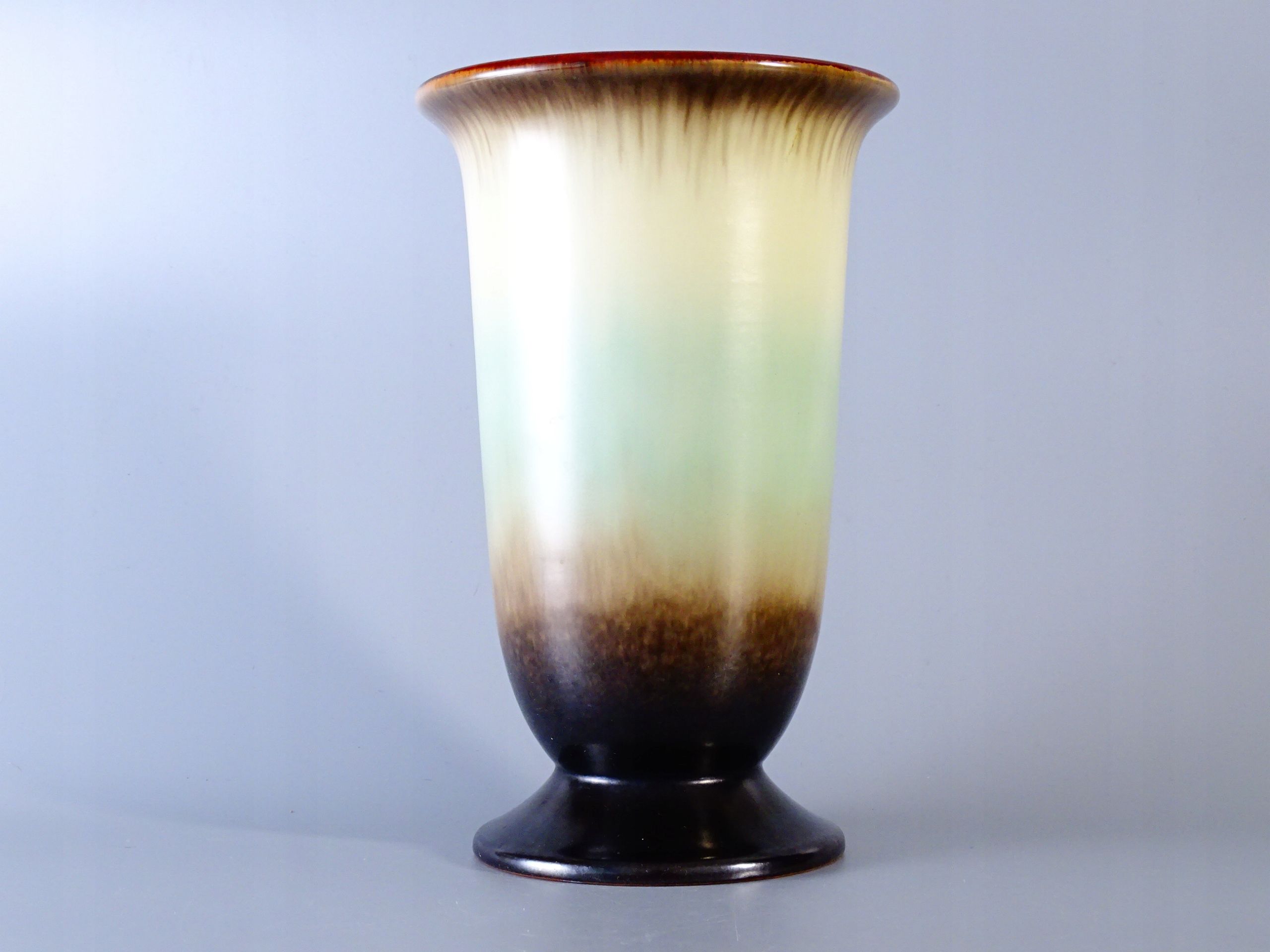 lata 40 piękny zabytkowy ceramiczny wazon