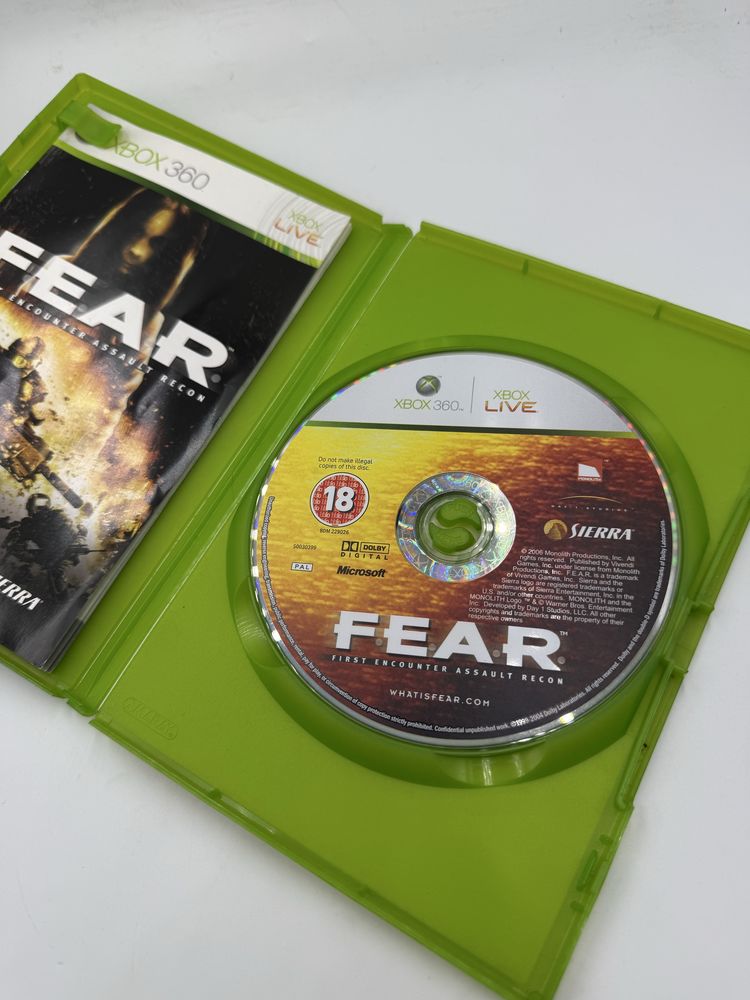 Gra Konsola Xbox 360 - FEAR, bdb stan, unikat
