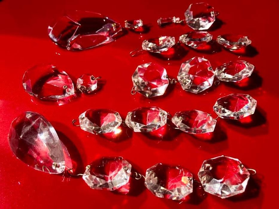 Хрустальные подвески для люстры,бра.БОЛЬШОЙ хрустальный Шар.Чехия.