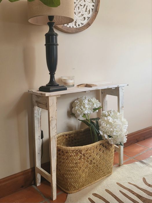 aparador, consola, mesa, talha, apoio, rustico