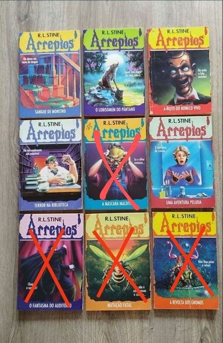 Coleção livros "Arrepios"