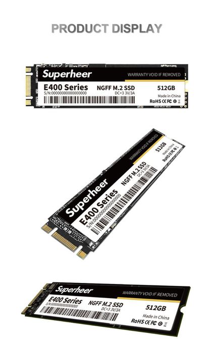 SSD Superheer M.2 NGFF SATA3 256GB 2280 22x80mm
