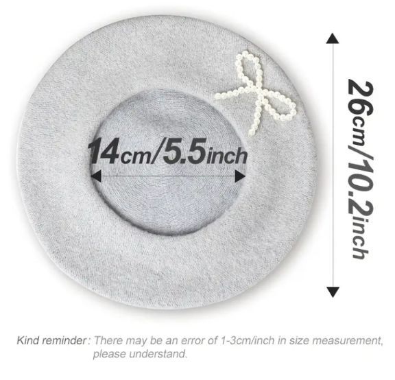 Жіночий вовняний берет